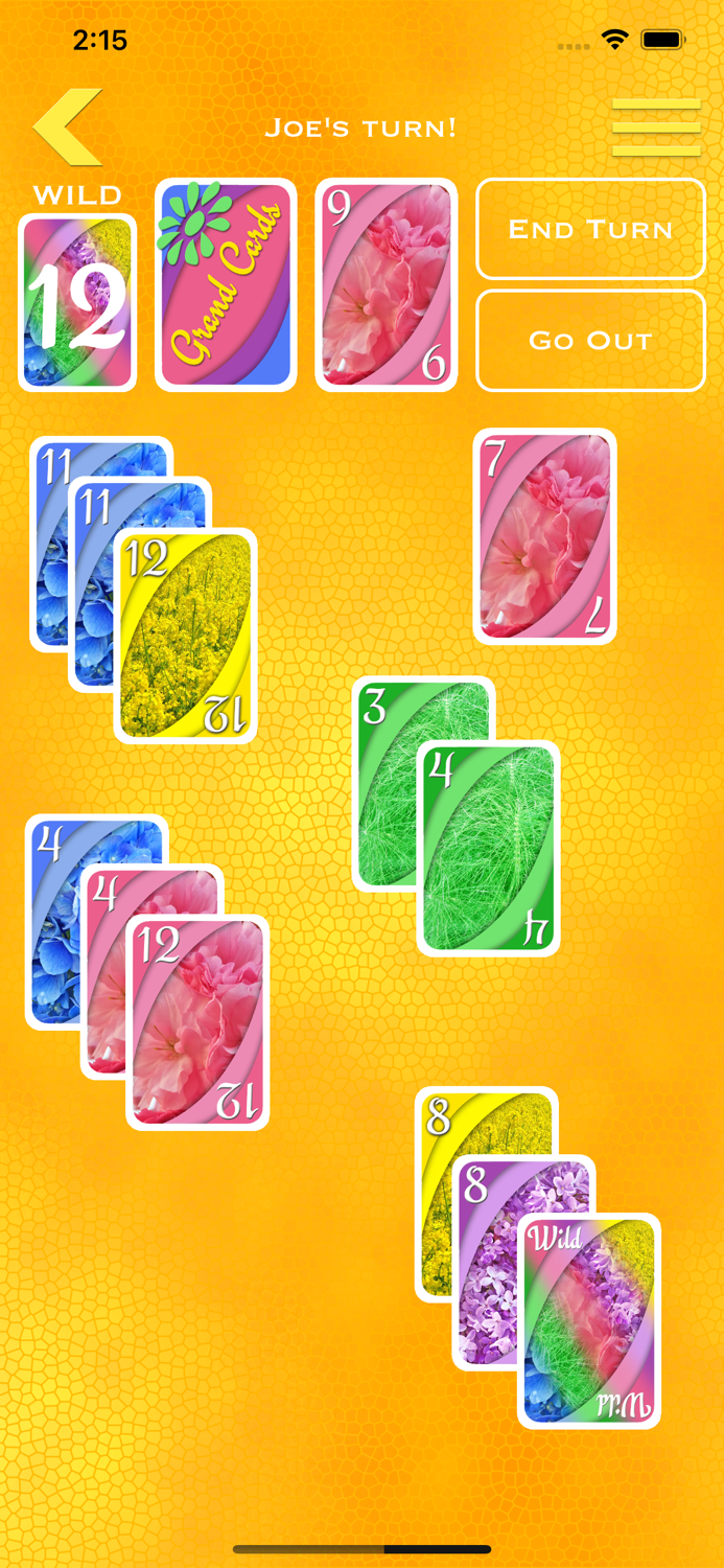 GrandCards Sets and Runs