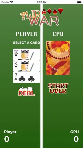 Game screenshot Flip War Card Game apk