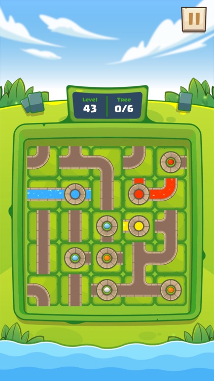 Water Connect - Trees Puzzle screenshot-5