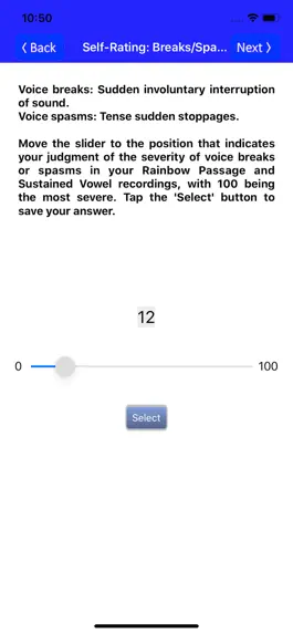 Game screenshot MyVoice - Self-Rating Log hack