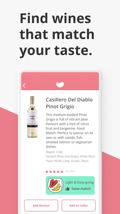 Pingza: Find your perfect wine