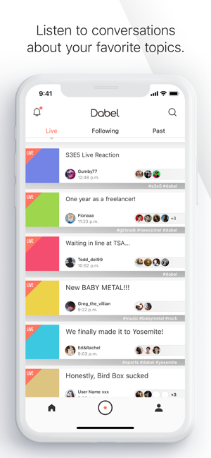 Dabel: Live Audio Meetups(圖3)-速報App