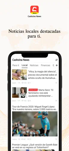 Captura 2 Cashzine: Hot Buzz Break News iphone