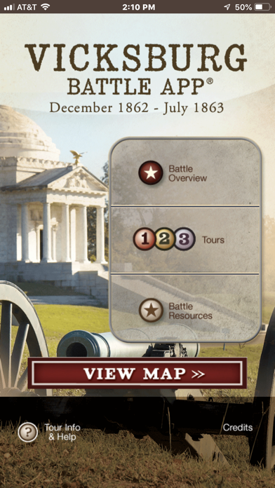 How to cancel & delete Vicksburg Battle App from iphone & ipad 1