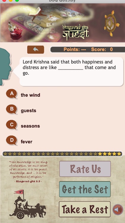 Bhagavad-Gita Quiz App