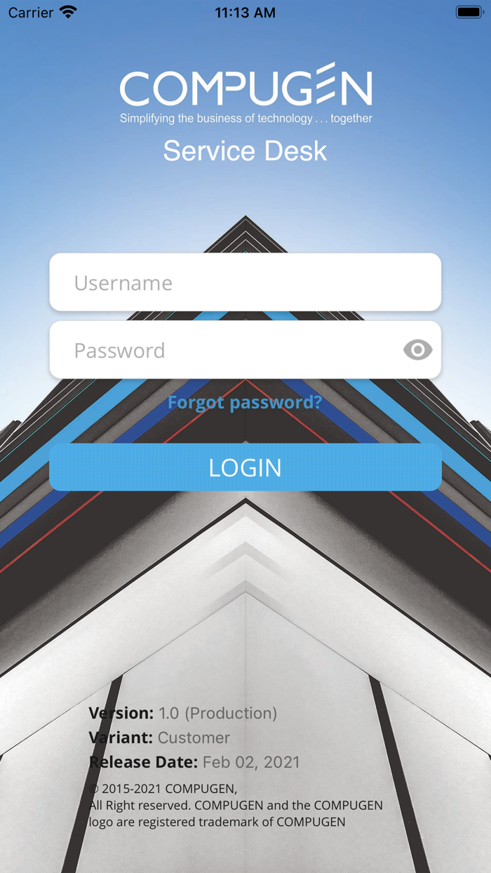 COMPUGEN Service Desk