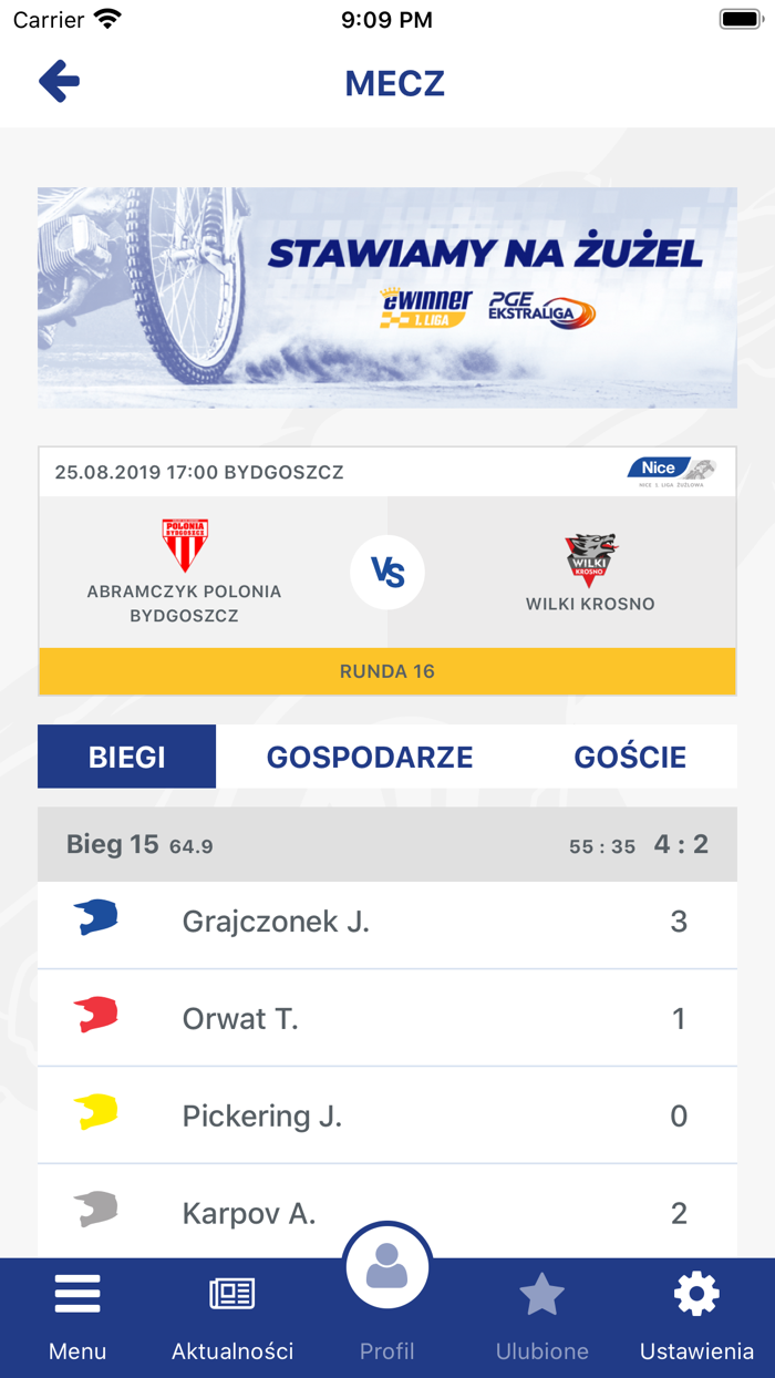 eWinner Żużel 1 i 2 liga