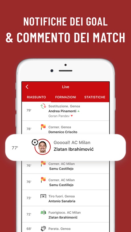 Rossoneri Live: Non ufficiale screenshot-6