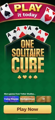 Screenshot 1 One Solitaire Cube iphone