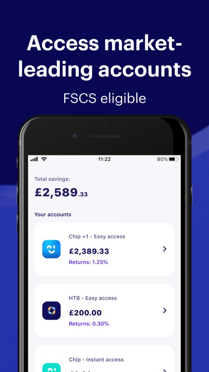 Chip - Earn 1.25% on savings screenshot-4