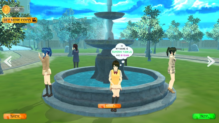 Anime High School Girl Game screenshot-3