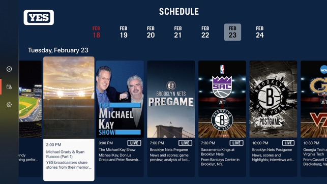 Yes Network On The App Store