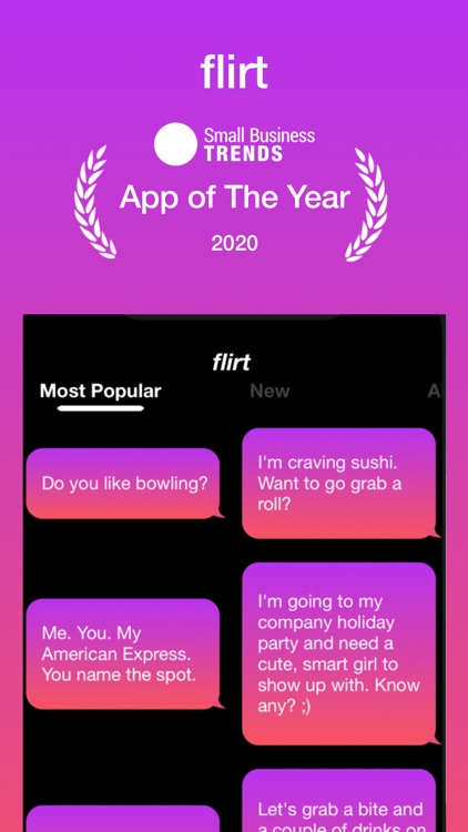 Flirt: Send Better Texts