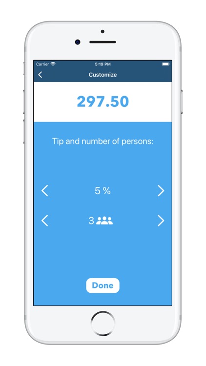 WeDivide - Billing calculator