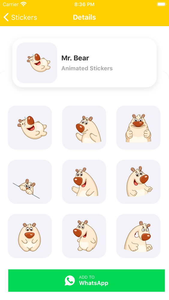 Animated Sticker Maker - Whats App for iPhone - Free Download Animated