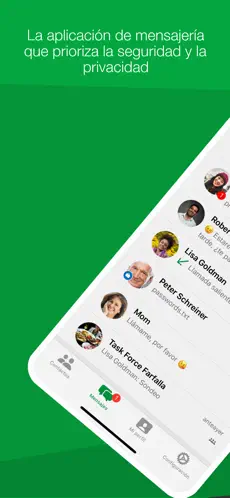 Screenshot 1 Threema. Mensajero seguro iphone