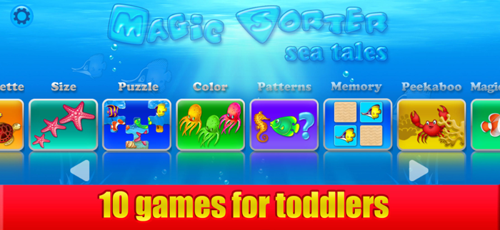 Magic Sorter 10 learning games