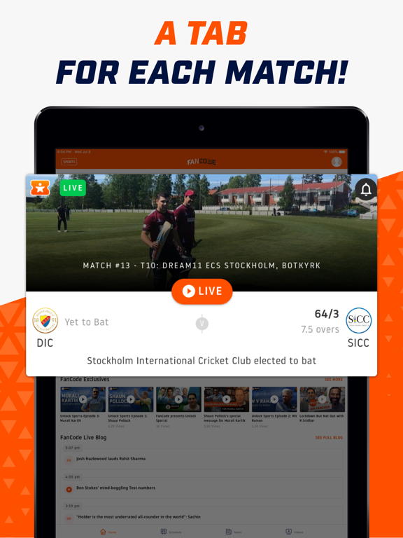 FanCode: LIVE Cricket Scoresのおすすめ画像7