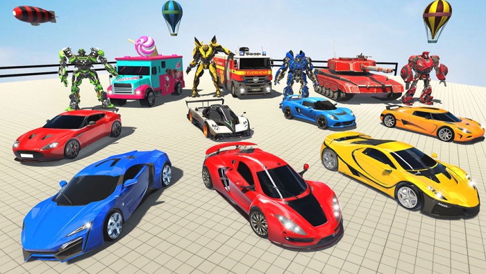 Car Stunt Robot Transform