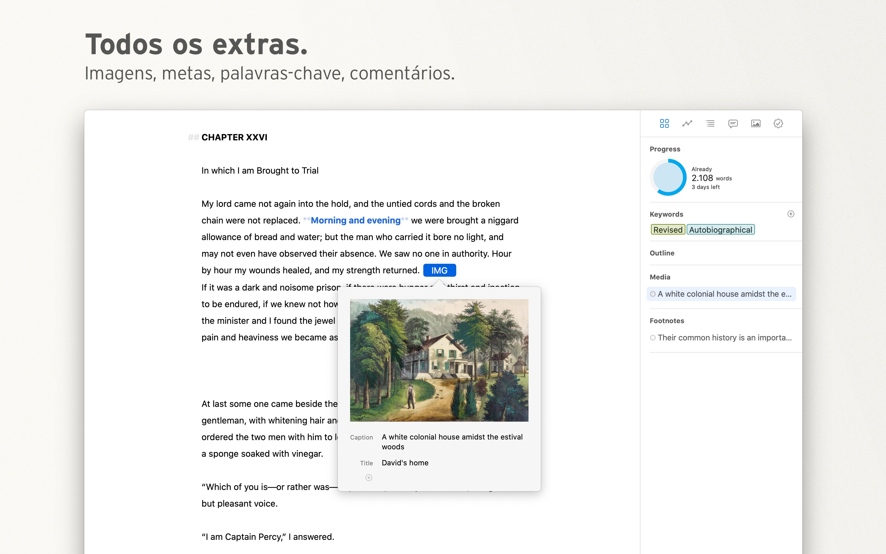 Screenshot do app Ulysses