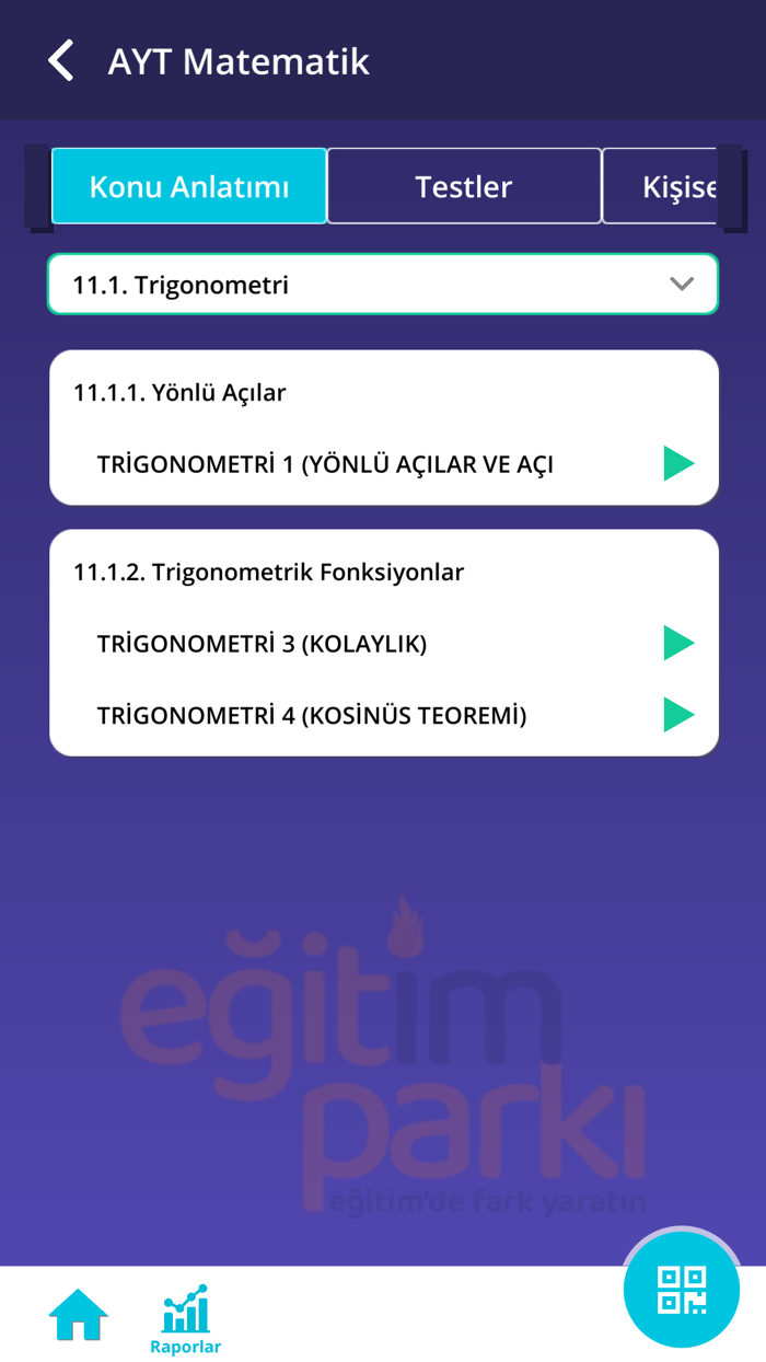 Eğitim Parkı Öğrenci