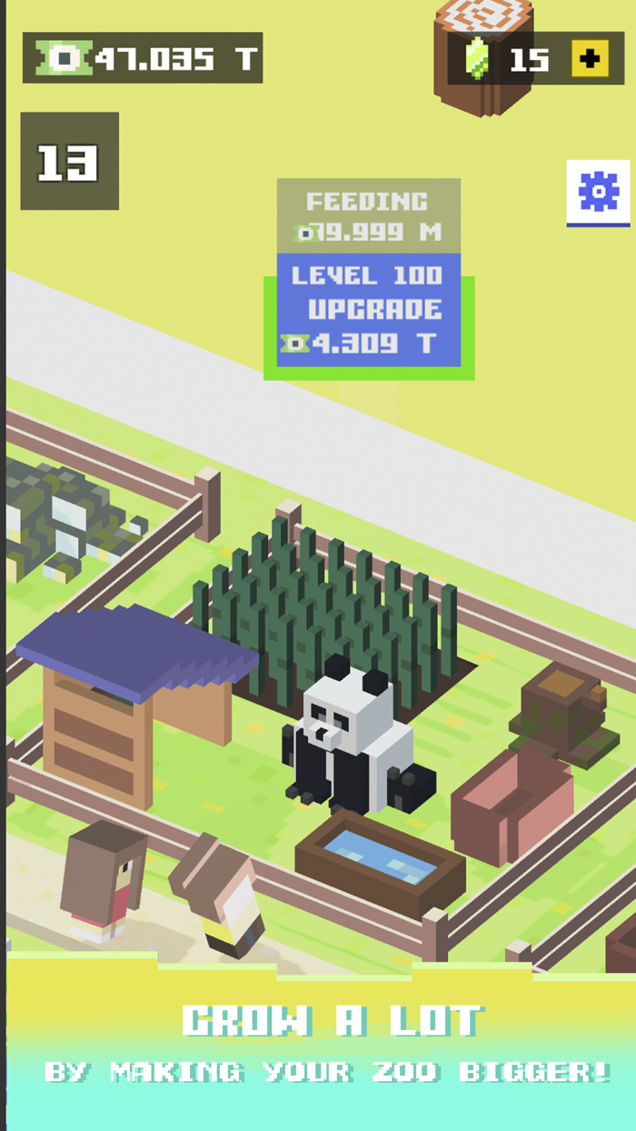 Blocky Zoo Tycoon - Idle Game