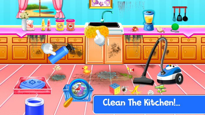 Clean Up - Cleaning Girls Game