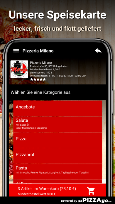 Pizzeria Milano Ingelheim screenshot 4