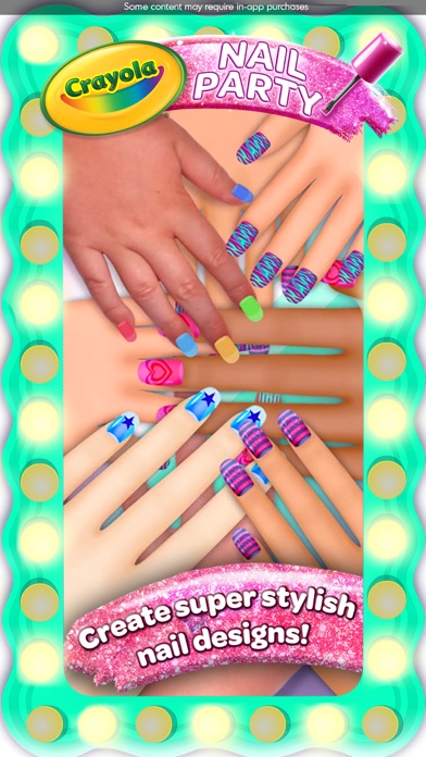 How to cancel & delete Crayola Nail Party – A Nail Salon Experience from iphone & ipad 1