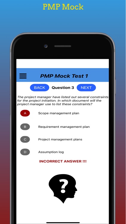 PMP Mock Test