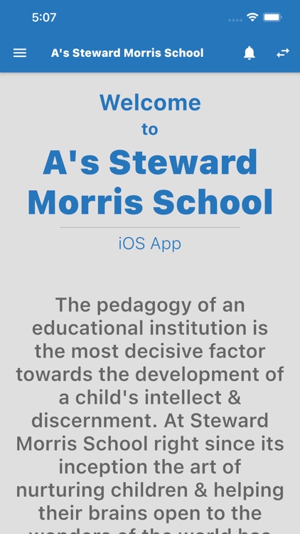 A's Steward Morris School