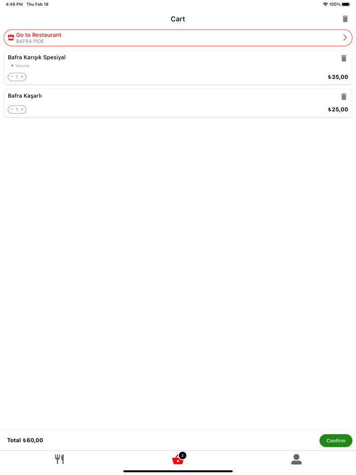 Çerkezköy Bafra Pide