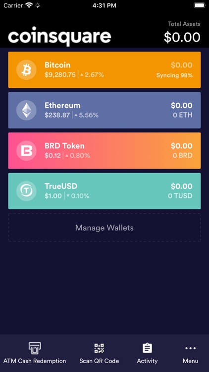 Coinsquare Networks Wallet