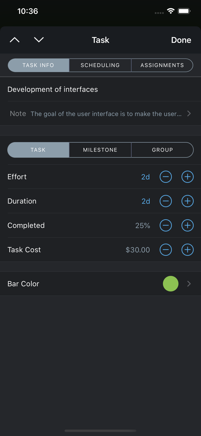 Văn phòng dự án Biểu đồ Gantt