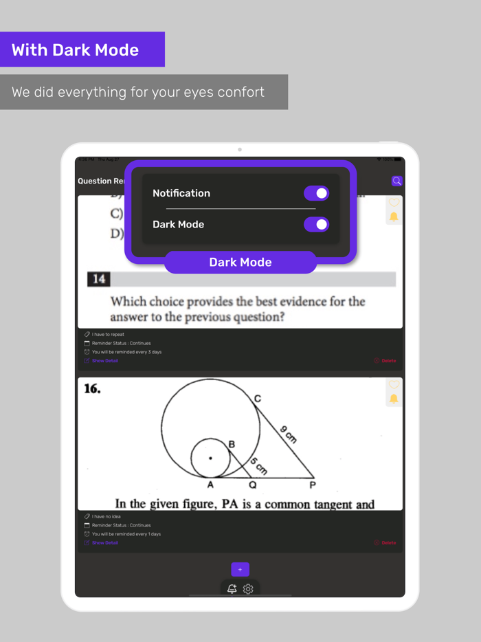 Question ReminderLesson Coach