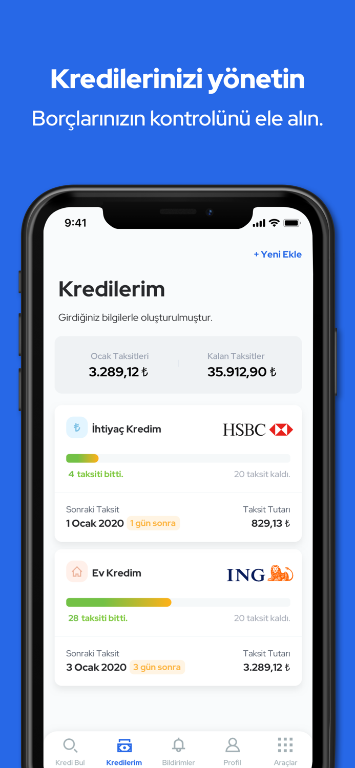 Kredi Hesaplama Kredya