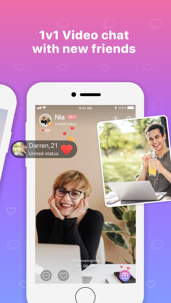 VICHAT: LIVE RANDOM VIDEO CHAT App for iPhone - Free Download VICHAT ...