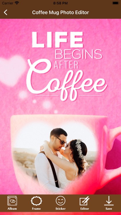 Coffee Mug Photo Frame screenshot-3