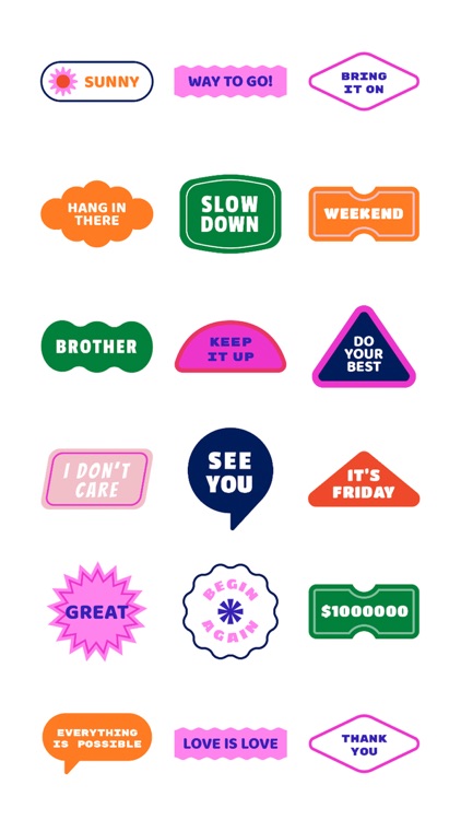 Stickers 90 for iMessage