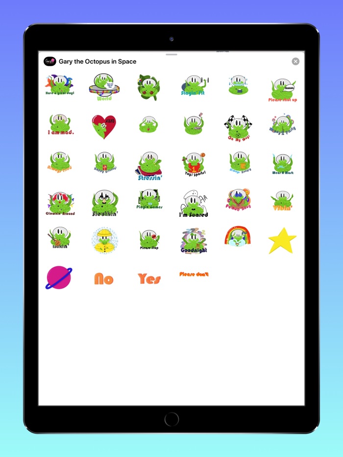 Gary the Octopus in Space