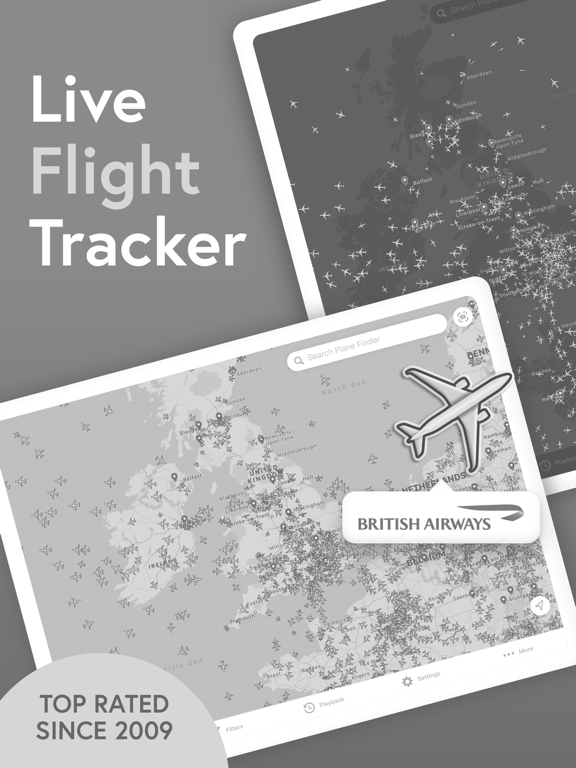 Plane Finder - Flight Trackerのおすすめ画像1