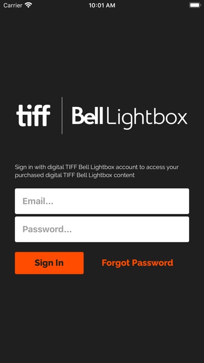 digital TIFF Bell Lightbox