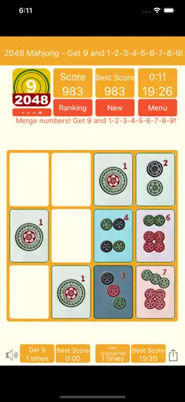 Game screenshot 2048 Mahjong Pro- Get 9 hack