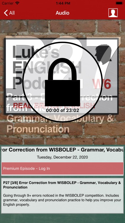 Luke's English Podcast App