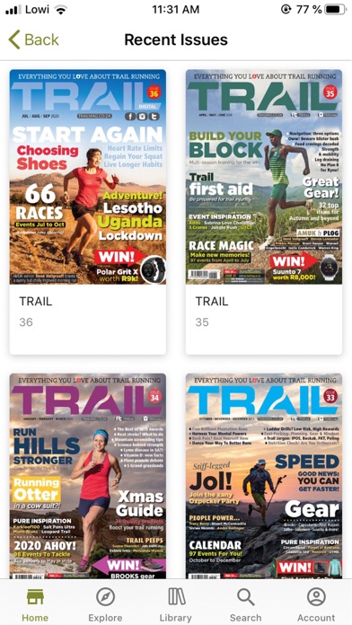 Trail Magazine SA screenshot 2