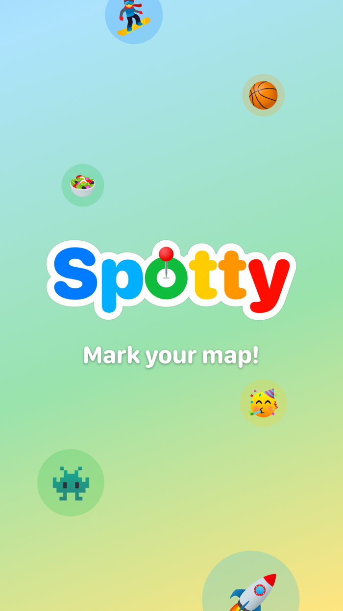 Spotty Mark your map