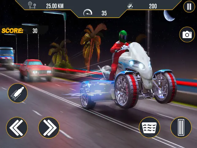 ATV Quad Bike Traffic Shooter, game for IOS