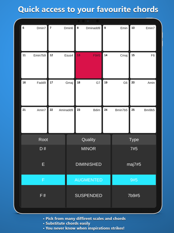 Screenshot #5 pour CODA: chord progression tool