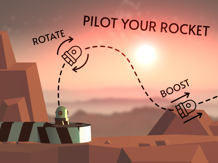 Mars Flop Rocket Space Front