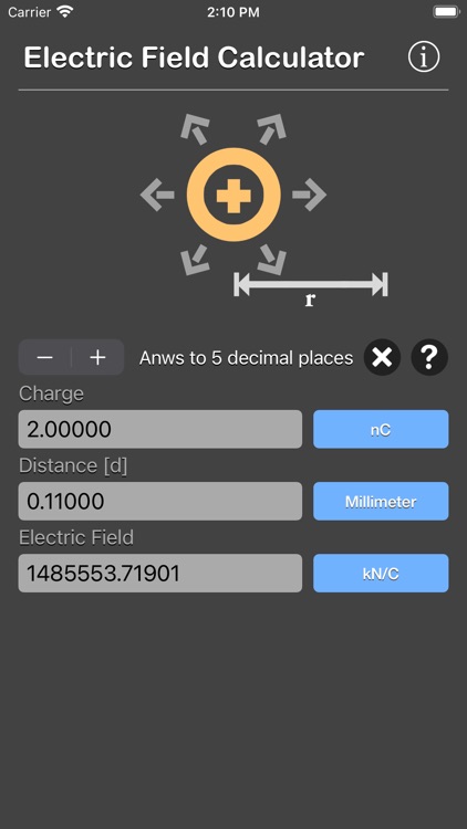Electric Field Calculator screenshot-7